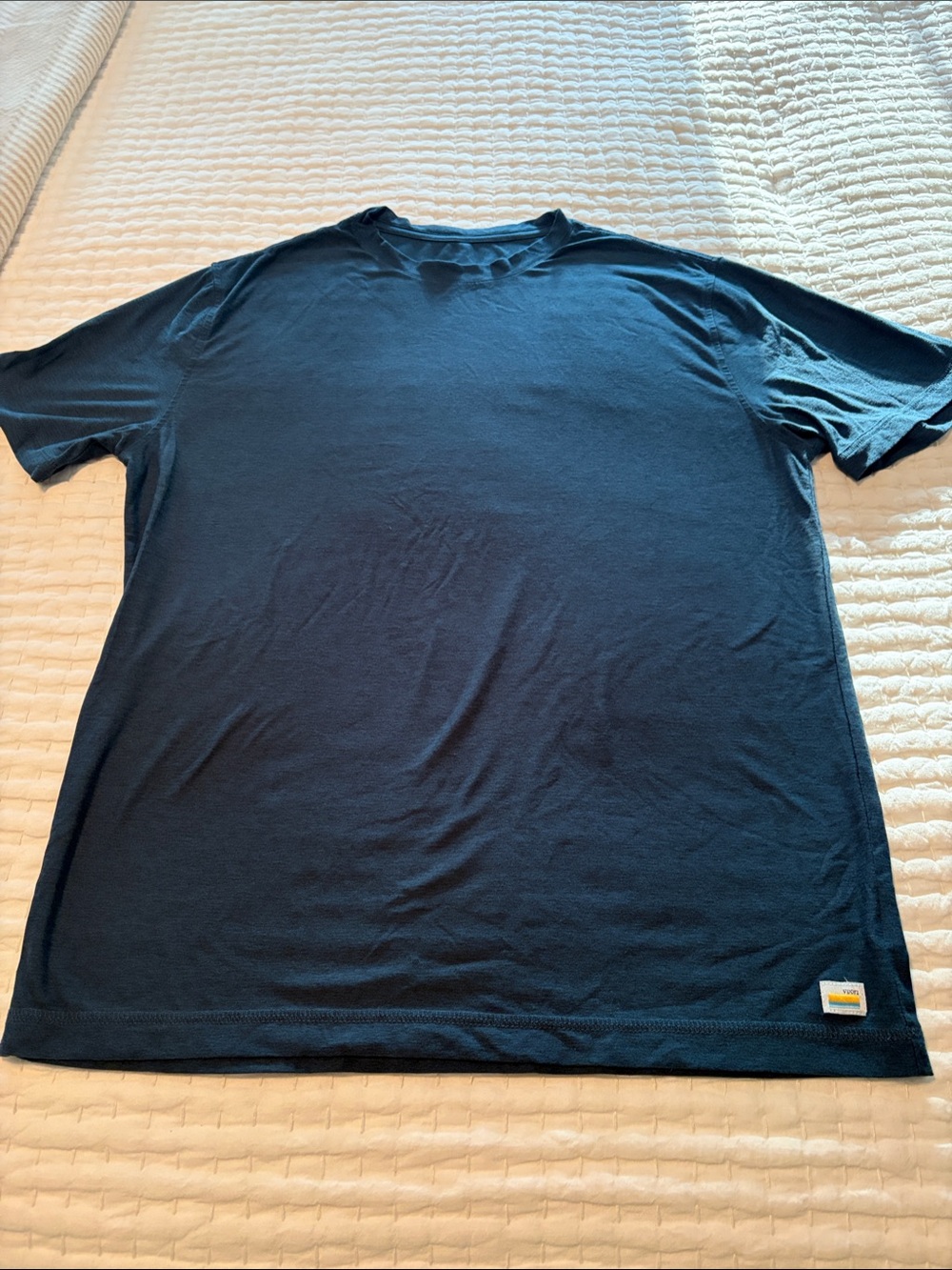 Classic Short Sleeve Crew Neck T-Shirt in Deep Blue